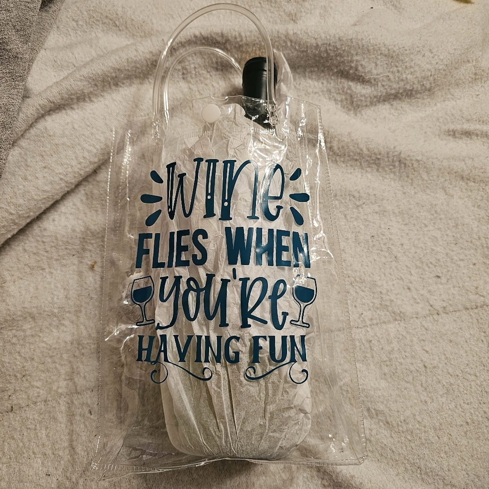 Handmade Beautiful Beacons Wine Flies Clear Gift Bag